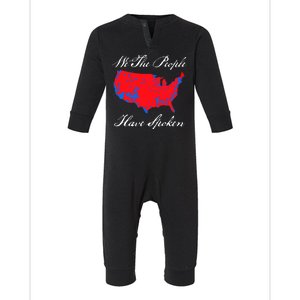 We The People Have Spoken 2024 Election Pro Trump Infant Fleece One Piece