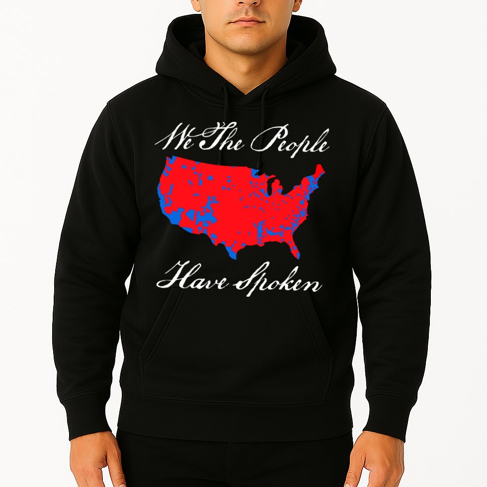 We The People Have Spoken 2024 Election Pro Trump Hoodie