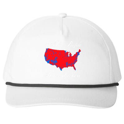 We The People Have Spoken 2024 Election Pro Trump Snapback Five-Panel Rope Hat