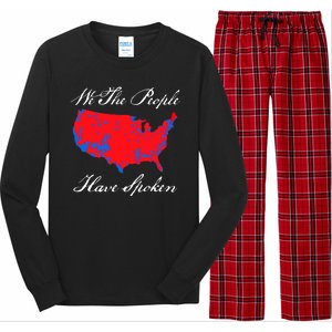 We The People Have Spoken 2024 Election Pro Trump Long Sleeve Pajama Set