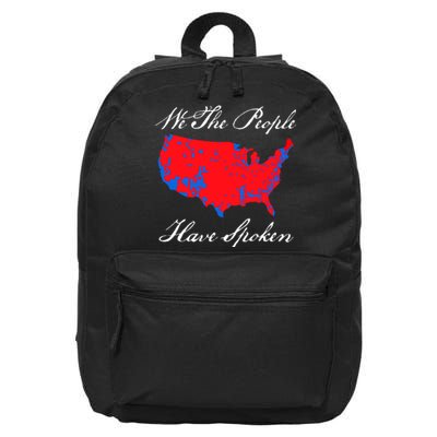 We The People Have Spoken 2024 Election Pro Trump 16 in Basic Backpack