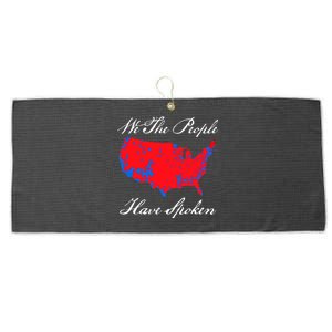 We The People Have Spoken 2024 Election Pro Trump Large Microfiber Waffle Golf Towel