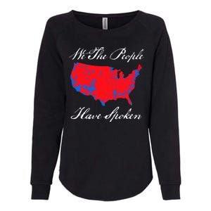 We The People Have Spoken 2024 Election Pro Trump Womens California Wash Sweatshirt