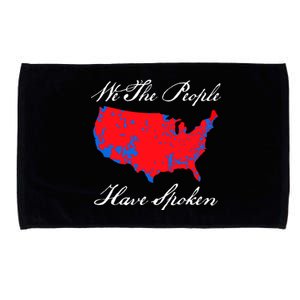 We The People Have Spoken 2024 Election Pro Trump Microfiber Hand Towel