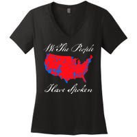 We The People Have Spoken 2024 Election Pro Trump Women's V-Neck T-Shirt