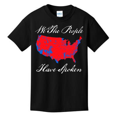 We The People Have Spoken 2024 Election Pro Trump Kids T-Shirt