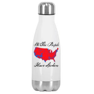 We The People Have Spoken 2024 Election Pro Trump Stainless Steel Insulated Water Bottle