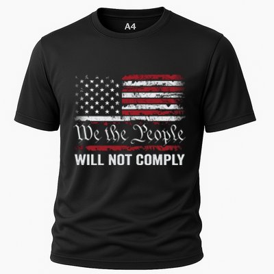 We The People Will Not Comply Cooling Performance Crew T-Shirt