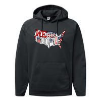 We The People Usa 1776 Map Performance Fleece Hoodie