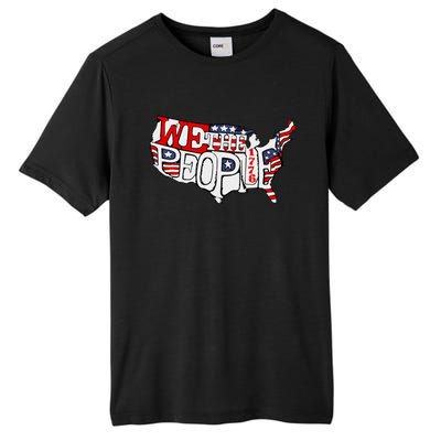 We The People Usa 1776 Map Tall Fusion ChromaSoft Performance T-Shirt