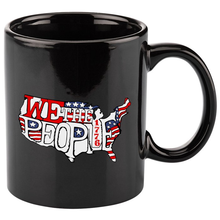 We The People Usa 1776 Map 11oz C Handle Ceramic Mug