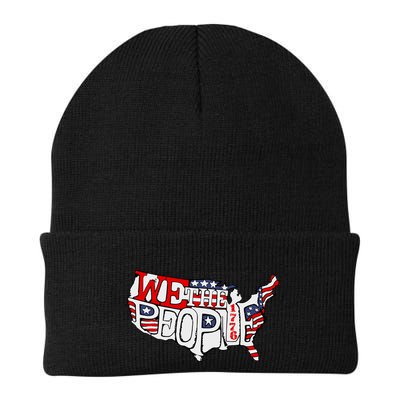 We The People Usa 1776 Map Beanie