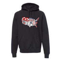 We The People Usa 1776 Map Premium Hoodie