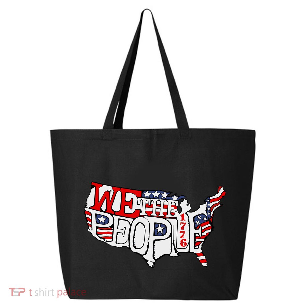 We The People Usa 1776 Map 25L Jumbo Tote