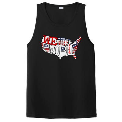 We The People Usa 1776 Map PosiCharge Competitor Tank