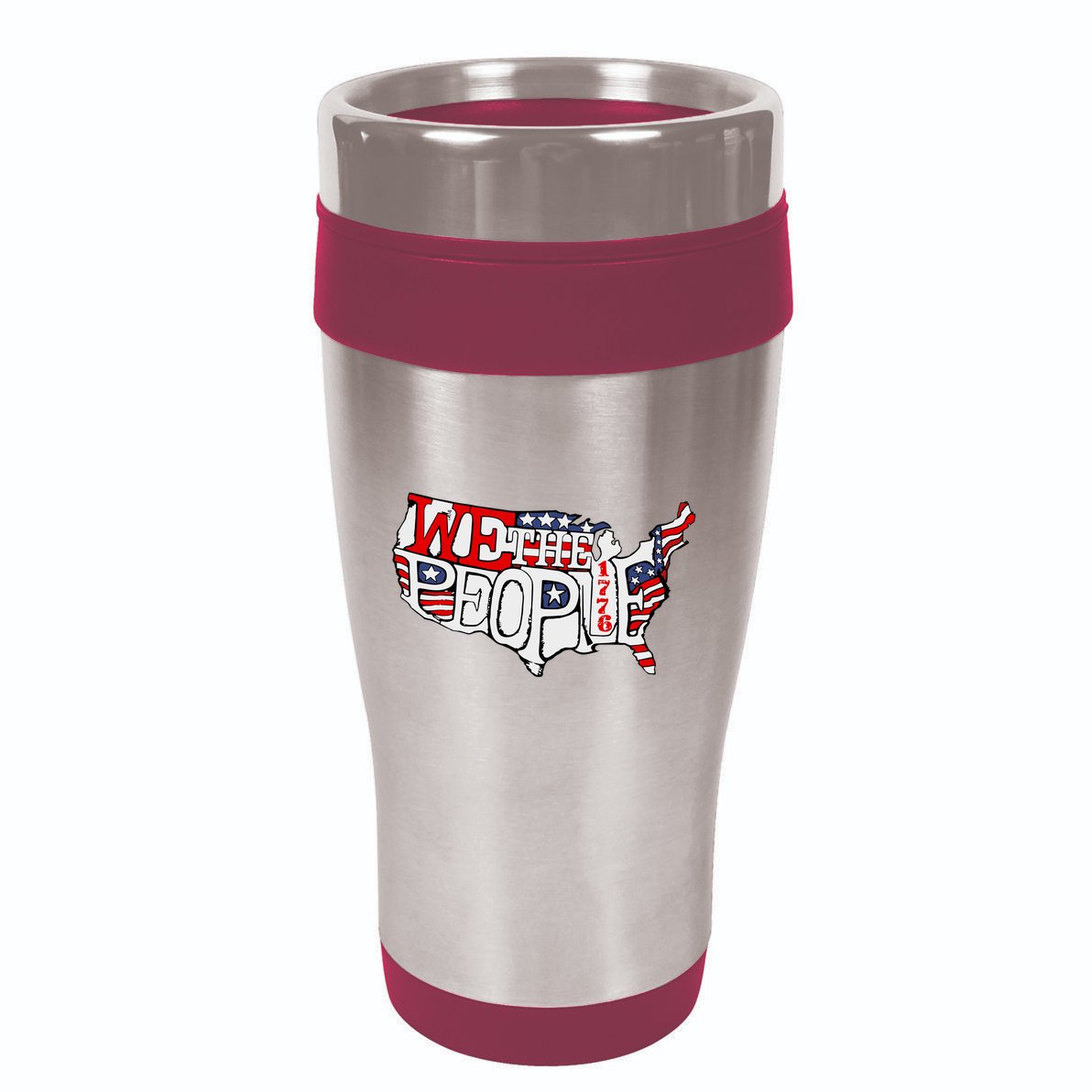We The People Usa 1776 Map 16oz Travel Tumbler