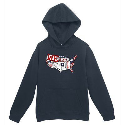 We The People Usa 1776 Map Urban Pullover Hoodie