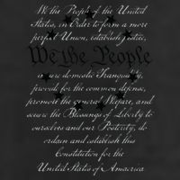 WE THE PEOPLE Preamble US Constitution 4th Of July White Adult Drive Performance Visor