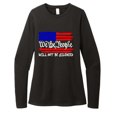 We The People Will Not Be Silenced Womens CVC Long Sleeve Shirt