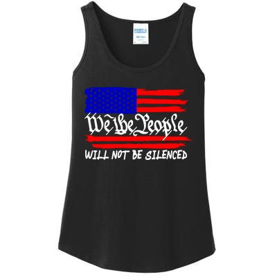 We The People Will Not Be Silenced Ladies Essential Tank