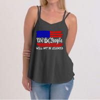 We The People Will Not Be Silenced Women's Strappy Tank