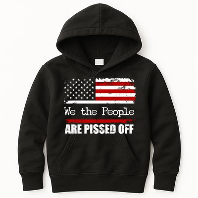 We The People Are Pissed Pro American Kids Hoodie