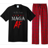 We The People Maga Af Us Flag We The People Maga Af Pajama Set