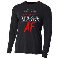 We The People Maga Af Us Flag We The People Maga Af Cooling Performance Long Sleeve Crew