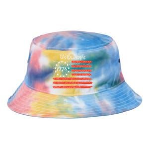 We The People American Flag Constitution Tie Dye Newport Bucket Hat