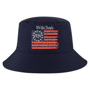 We The People American Flag Constitution Cool Comfort Performance Bucket Hat