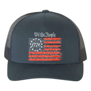 We The People American Flag Constitution Yupoong Adult 5-Panel Trucker Hat