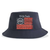 We The People American Flag Constitution Sustainable Bucket Hat