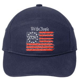 We The People American Flag Constitution 7-Panel Snapback Hat