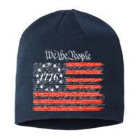 We The People American Flag Constitution Sustainable Beanie