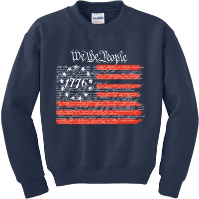 We The People American Flag Constitution Kids Sweatshirt