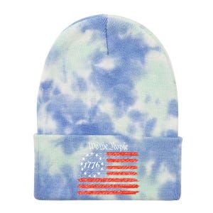 We The People American Flag Constitution Tie Dye 12in Knit Beanie