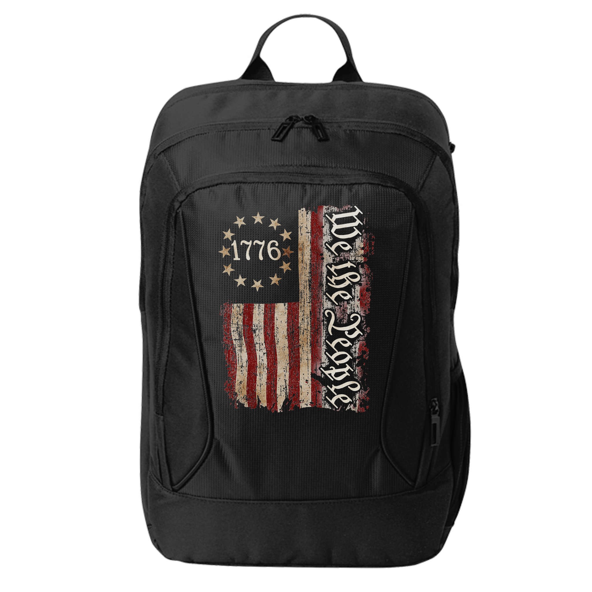 We The People 1776 American Flag 4th Of July  City Backpack