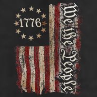 We The People 1776 American Flag 4th Of July  Adult Drive Performance Visor
