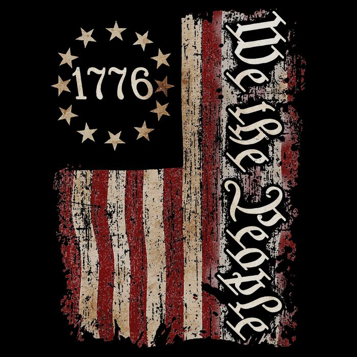 We The People 1776 American Flag 4th Of July  16 in Basic Backpack