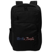 We The People US Constitution 1776 Freedom American Flag Impact Tech Backpack