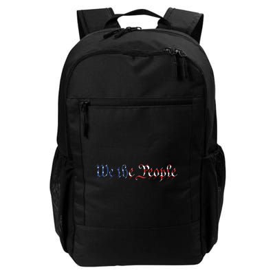 We The People US Constitution 1776 Freedom American Flag Backpack