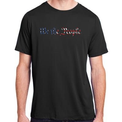 We The People US Constitution 1776 Freedom American Flag Adult ChromaSoft Performance T-Shirt