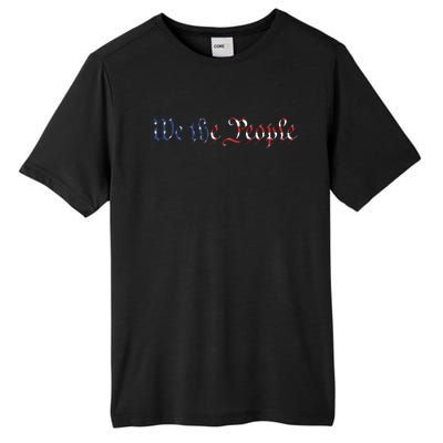 We The People US Constitution 1776 Freedom American Flag Tall Fusion ChromaSoft Performance T-Shirt