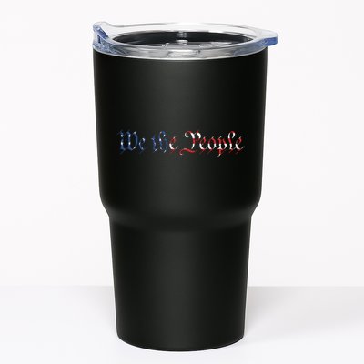 We The People US Constitution 1776 Freedom American Flag Tumbler