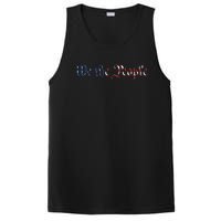 We The People US Constitution 1776 Freedom American Flag PosiCharge Competitor Tank