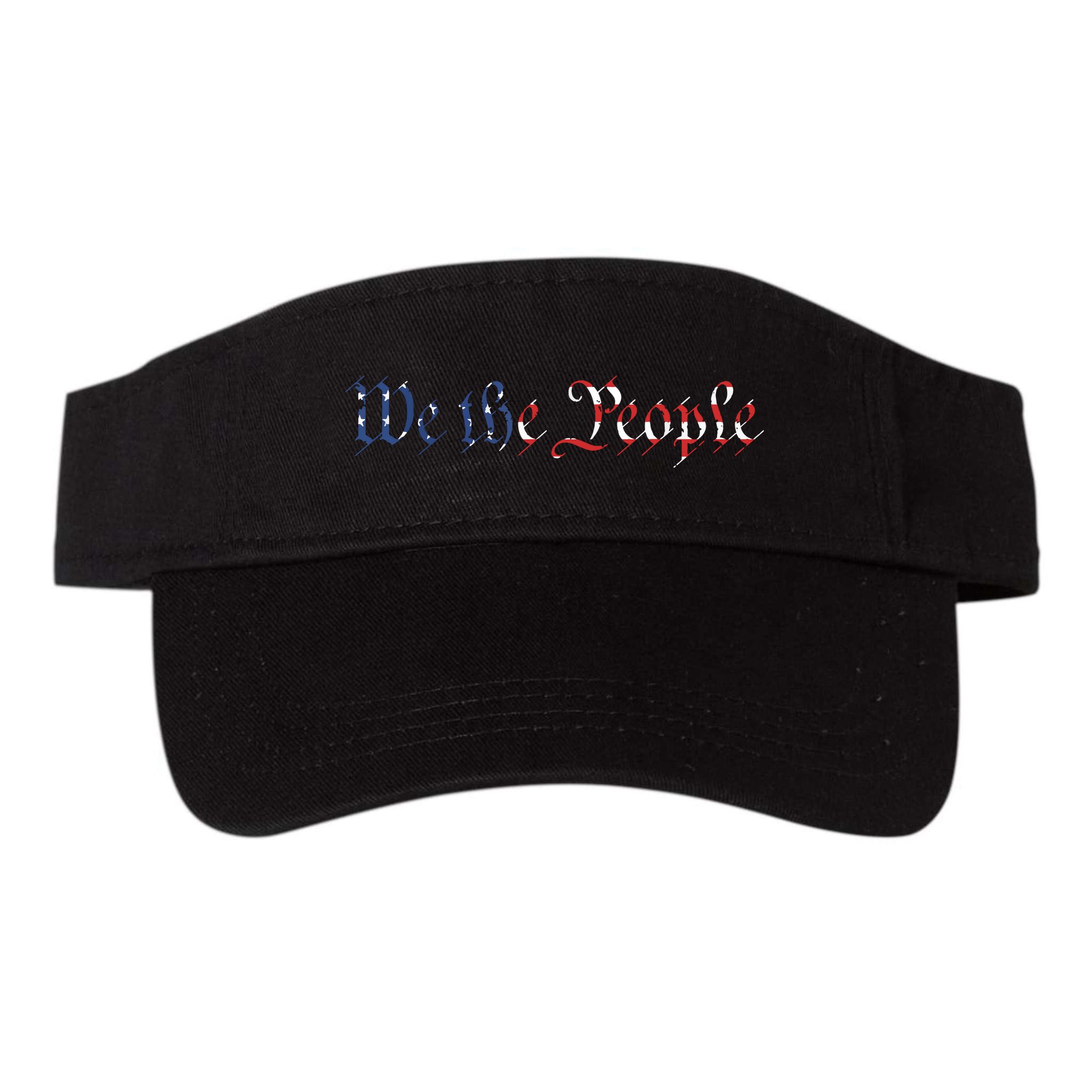 We The People US Constitution 1776 Freedom American Flag Visor