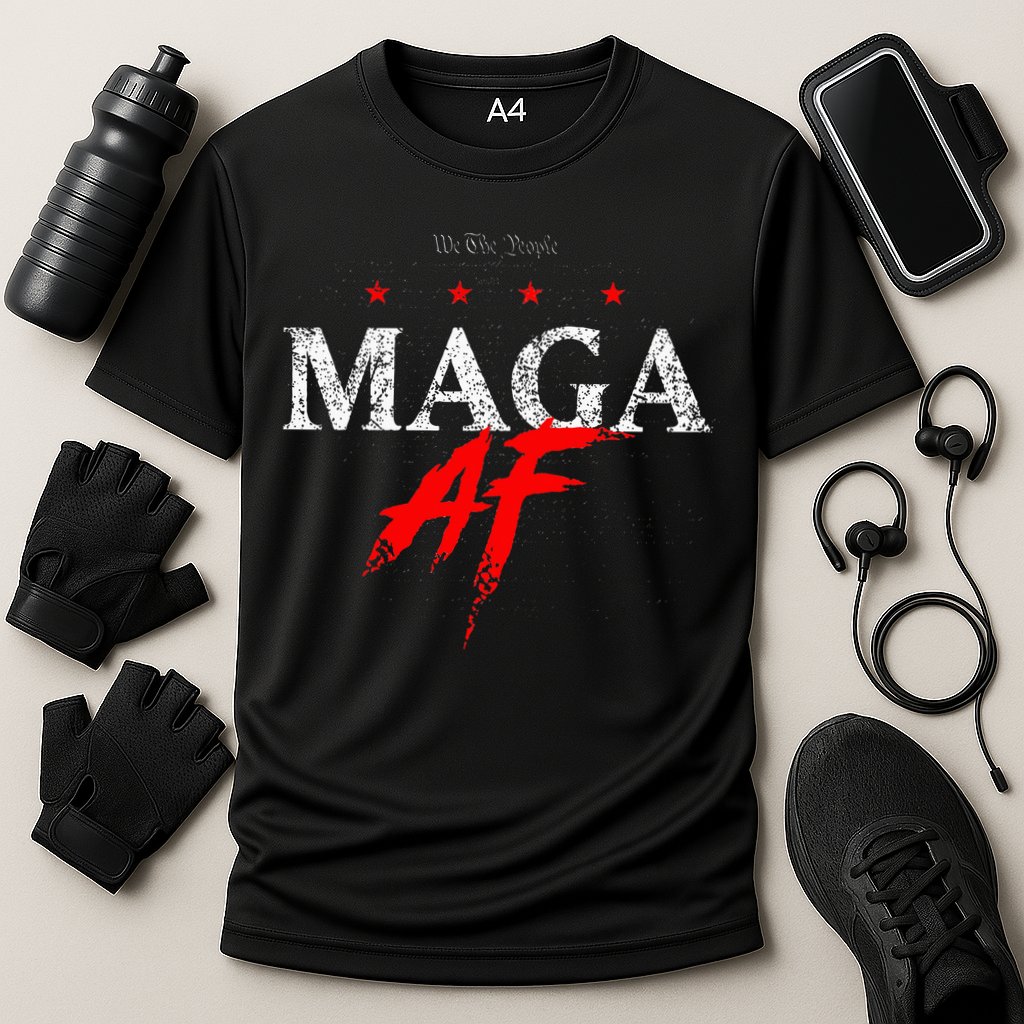 We The People Maga Af Cooling Performance Crew T-Shirt