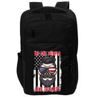 We The People Like To Party 4th Of July American Beard Skull Cute Gift Impact Tech Backpack