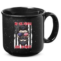 We The People Like To Party 4th Of July American Beard Skull Cute Gift 15oz Campfire Ceramic Mug