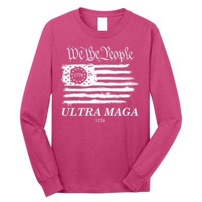 We The People Ultra MAGA Proud Betsy Ross 1776 Flag Long Sleeve Shirt